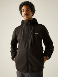 Regatta Kurtka softshellowa "Tredmoor" w kolorze czarnym rozmiar: L. Czarne kurtki outdoor męskie Regatta, l, bez wzorów, bez kaptura. Za 167.67 zł.