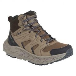 Buty trekkingowe męskie Karrimor BUTYKESTRELMIDK1108BRN. Brązowe buty trekkingowe męskie Karrimor, z materiału, za kostkę, bez zapięcia, trekkingowe. Za 423.99 zł.