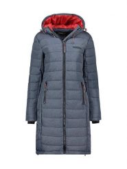 Geographical Norway Płaszcz pikowany "Aroma" w kolorze granatowym rozmiar: XXL. Niebieskie płaszcze damskie Geographical Norway, xxl, bez wzorów. Za 311.12 zł.