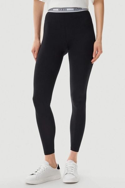 GUESS Czarne legginsy damskie Aline, Rozmiar M. Czarne legginsy damskie Guess, m, z aplikacjami. W wyprzedaży za 180.99 zł.