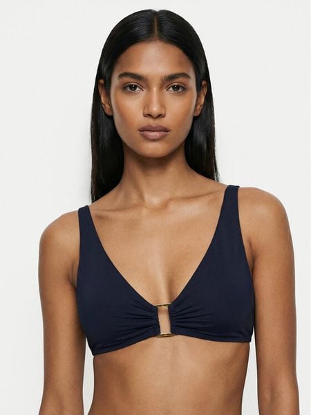 LAUREN RALPH LAUREN Góra od bikini 20601042 Granatowy. Niebieskie bikini damskie Lauren Ralph Lauren, bez wzorów. Za 580.99 zł.