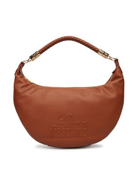 LOVE MOSCHINO Torebka JC4222PP0OKA0300 Brązowy. Brązowe torebki klasyczne damskie Love Moschino, bez wzorów, ze skóry, bez dodatków. Za 544.99 zł.