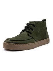 Natural world Skórzane botki w kolorze khaki rozmiar: 40. Brązowe buty zimowe męskie natural world, z wełny, bez zapięcia. Za 154.43 zł.