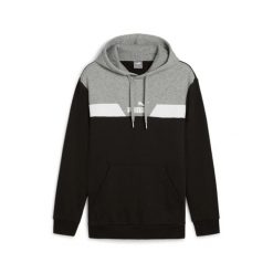 Bluza z kapturem Puma Power Colorblock. Czarne bluzy z kapturem męskie Puma, na jesień, s, z materiału. Za 175.99 zł.