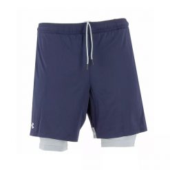 Krótki Under Armour TECH VENT 2IN1. Niebieskie szorty sportowe męskie Under Armour, xs, z elastanu, na fitness i siłownię. Za 229.35 zł.