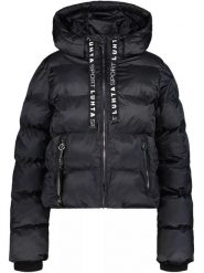 Płaszcz Zimowy Damski Luhta Jalonoja. Czarne kurtki narciarskie i snowboardowe damskie Luhta, na zimę, m, bez wzorów, z materiału, eleganckie. Za 999.00 zł.