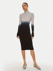 Liu Jo Sukienka dzianinowa WF4356 MA47P Szary Slim Fit. Szare sukienki damskie Liu Jo, xl, bez wzorów, z dzianiny, bez kołnierzyka, bez ramiączek. Za 729.99 zł.