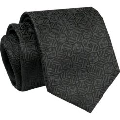 Krawat - ALTIES - Delikatna Faktura, Czarny. Czarne krawaty i muchy męskie Alties, bez wzorów, z tkaniny, eleganckie. Za 49.00 zł.