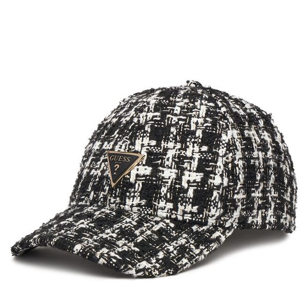 Czapka z daszkiem Guess. Czarne czapki z daszkiem damskie Guess, z aplikacjami. Za 149.99 zł.