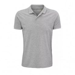 Męska Koszulka Polo Planet Melange. Szare koszulki polo męskie SOL'S, m, bez wzorów, bez ramiączek. Za 77.99 zł.