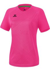 Damska koszulka Erima Madrid. Czerwone t-shirty damskie Erima, bez wzorów, z materiału, bez kołnierzyka. Za 130.00 zł.