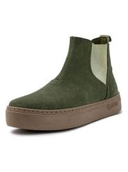 Natural world Sztyblety w kolorze khaki rozmiar: 37. Brązowe botki damskie natural world, sportowe, bez obcasa, bez zapięcia. Za 140.53 zł.