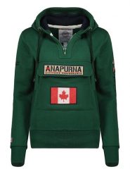 ANAPURNA Bluza "Gymana" w kolorze ciemnozielonym rozmiar: XXL. Zielone bluzy z kapturem damskie ANAPURNA, xxl. Za 114.17 zł.