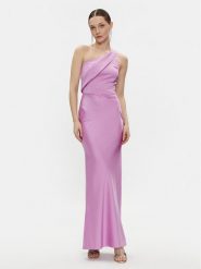 Rinascimento Sukienka wieczorowa CFC0117429003 Fioletowy Regular Fit. Fioletowe sukienki damskie RINASCIMENTO, l, bez wzorów, z syntetyku, wizytowe, bez kołnierzyka, bez ramiączek. Za 499.99 zł.
