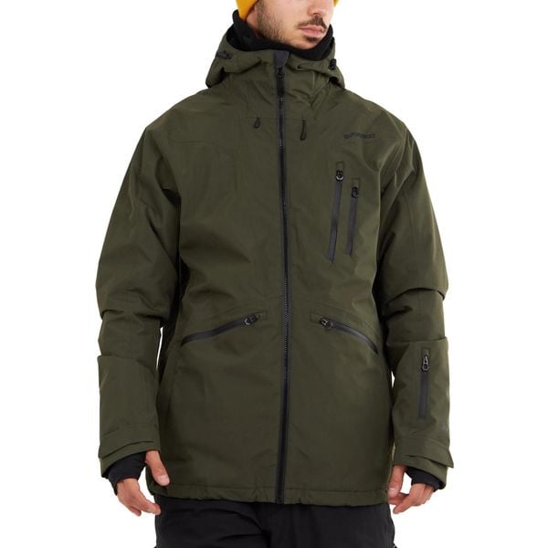 Płaska kurtka męska Fundango Rigel. Zielone kurtki męskie Fundango, m, bez wzorów, sportowe, bez kaptura. W wyprzedaży za 599.00 zł.