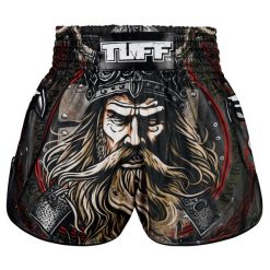 Spodenki treningowe TUFF Berserkers Fury. Czarne szorty damskie TUFF, bez wzorów, z materiału, biznesowe. Za 149.00 zł.