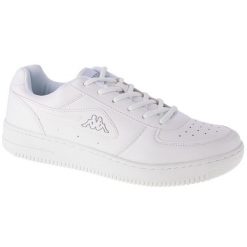 Buty męskie sportowe Kappa BASH. Białe buty sportowe na co dzień męskie Kappa, z materiału, bez zapięcia, trekkingowe. Za 159.00 zł.