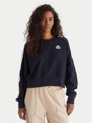 Kappa Bluza Banda Marbella 311U1TW Granatowy Regular Fit. Niebieskie bluzy bez kaptura damskie Kappa, m, z bawełny. Za 159.99 zł.
