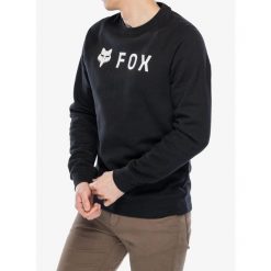 Bluza męska Fox Absolute Fleece Crew. Czarne bluzy bez kaptura męskie FOX, l. Za 245.99 zł.
