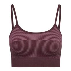 Biustonosz podtrzymujący dla kobiet Hummel Low. Brązowe biustonosze HUMMEL, bez wzorów. Za 157.50 zł.