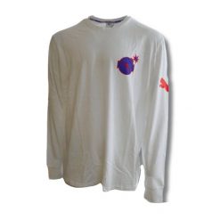 Koszulka PUMA x THE HUNDREDS Longsleeve T-shirt. Białe bluzki damskie Puma, s, bez wzorów, sportowe, bez kołnierzyka, bez ramiączek. Za 170.00 zł.