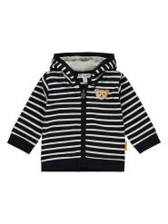 Steiff Bluza w kolorze czarnym rozmiar: 80. Czarne bluzy i bluzki niemowlęce Steiff, bez wzorów, z jeansu, bez ramiączek, bez kaptura. Za 109.78 zł.