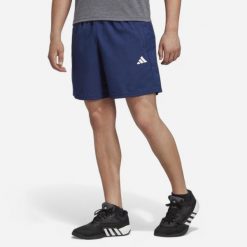 Spodenki fitness cardio męskie ADIDAS. Szorty męskie Adidas, m, z materiału, na fitness i siłownię. Za 99.99 zł.