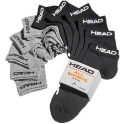 Skarpety Head Elements Sneaker Socks 11 szt. Czarno-szary Melange Mix 39-42. Czarne skarpetki damskie HEAD, bez wzorów. Za 186.99 zł.