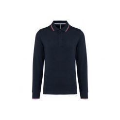 Koszulka polo pique z długim rękawem Kariban. Czerwone koszulki męskie z długim rękawem KARIBAN, m. Za 151.50 zł.