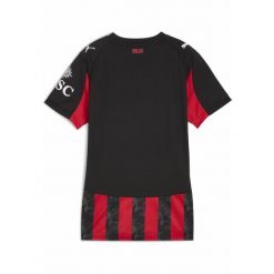 Damska koszulka domowa AC Milan 25/26 PUMA For All Time Red Black. Czarne bluzki damskie Puma, l, bez wzorów, sportowe, bez kołnierzyka, bez ramiączek. Za 439.00 zł.