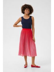 CULTURE Spódnica w kolorze czerwonym rozmiar: XXL. Czerwone spódniczki damskie Culture, xxl, bez wzorów, midi, rozkloszowane. Za 130.99 zł.