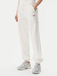 Tommy Jeans Spodnie dresowe Script DW0DW20670 Écru Relaxed Fit. Jeansy damskie Tommy Jeans, m, bez wzorów, z bawełny. Za 239.99 zł.