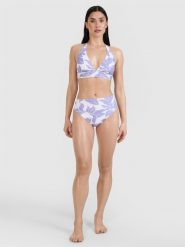 4F Dół od bikini damski - fioletowy M. Fioletowe bikini damskie 4f, bez wzorów. W wyprzedaży za 39.99 zł.