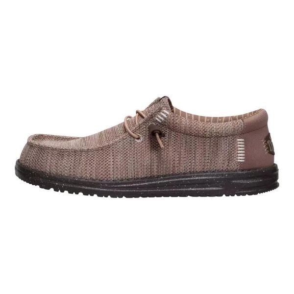 HeyDude Męskie Mokasyny Wally Stretch Sox. Brązowe mokasyny męskie Hey dude, z materiału. Za 179.00 zł.