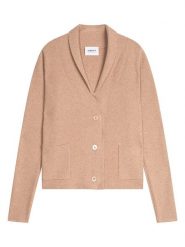 Perfect Cashmere Kaszmirowy kardigan "Mila" w kolorze karmelowym rozmiar: S. Brązowe kardigany damskie Perfect Cashmere, s, bez wzorów, z kaszmiru. Za 676.04 zł.