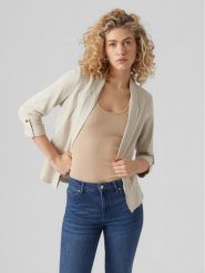 Vero Moda Marynarka Jesmilo 10279700 Szary Regular Fit. Szare marynarki i żakiety damskie Vero Moda, xl, bez wzorów, ze lnu. Za 179.99 zł.