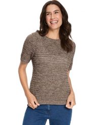 WITT WEIDEN Koszulka w kolorze brązowym rozmiar: 50. Brązowe bluzki damskie WITT WEIDEN, bez wzorów, z bawełny, bez kołnierzyka, bez ramiączek. Za 69.99 zł.