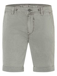 Timezone Szorty dżinsowe "Luca" - Slim fit - w kolorze szarym rozmiar: W31. Szare szorty męskie Timezone, bez wzorów, z jeansu. Za 144.58 zł.
