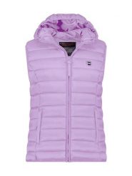 ANAPURNA Kamizelka pikowana "Vakitalana" w kolorze fioletowym rozmiar: M. Różowe kamizelki damskie ANAPURNA, m. Za 153.34 zł.