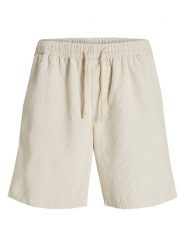 Jack & Jones Bermudy sztruksowe "Bill" w kolorze beżowym rozmiar: M. Brązowe szorty męskie Jack & Jones, bez wzorów, z bawełny. Za 94.38 zł.