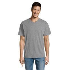 Koszulka Unisex Dla Dorosłych Victory Z Dekoltem W Szpic. Szare bluzki damskie SOL'S, s, bez wzorów, sportowe, bez kołnierzyka, bez ramiączek. Za 39.99 zł.