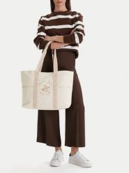 Beverly Hills Polo Club Torebka CWBEO-BHPC-L-018-09 Beżowy. Brązowe torebki klasyczne damskie Beverly Hills Polo Club, bez wzorów, z materiału, bez dodatków. Za 129.99 zł.