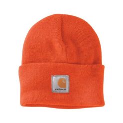 Czapka zimowa Carhartt Acrylic Watch Hat. Brązowe czapki zimowe damskie Carhartt. Za 82.00 zł.