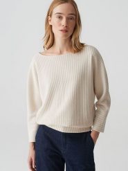 OPUS Bluza w kolorze beżowym rozmiar: 42. Brązowe bluzy bez kaptura damskie Opus. Za 184.46 zł.