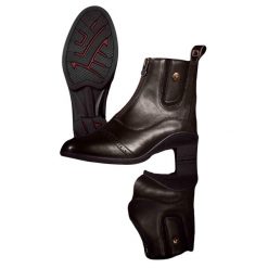 Buty do jazdy konnej Weatherbeeta Paddock. Brązowe kalosze damskie WEATHERBEETA, bez wzorów, z materiału. Za 470.00 zł.