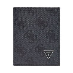Portfel Guess. Czarne portfele męskie Guess, z aplikacjami. Za 264.99 zł.