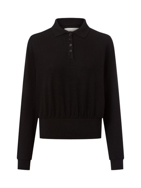 Opus Damski sweter z cienkiej dzianiny - Geigi Kobiety drobna dzianina czarny jednolity, 36. Czarne swetry klasyczne damskie Opus, z dzianiny, bez kołnierzyka. Za 399.95 zł.