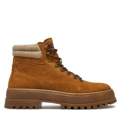 Trapery Pepe Jeans. Brązowe buty zimowe męskie Pepe Jeans, z jeansu, bez zapięcia. Za 579.99 zł.