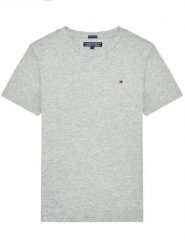 Tommy Hilfiger T-Shirt KB0KB04140 S Szary Regular Fit. Szare t-shirty chłopięce Tommy Hilfiger, bez wzorów, z bawełny, bez ramiączek. Za 89.99 zł.