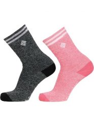 Skarpety damskie Columbia 2Pp Thermal Crew. Czarne skarpetki damskie Columbia, bez wzorów, ze skóry. Za 74.00 zł.